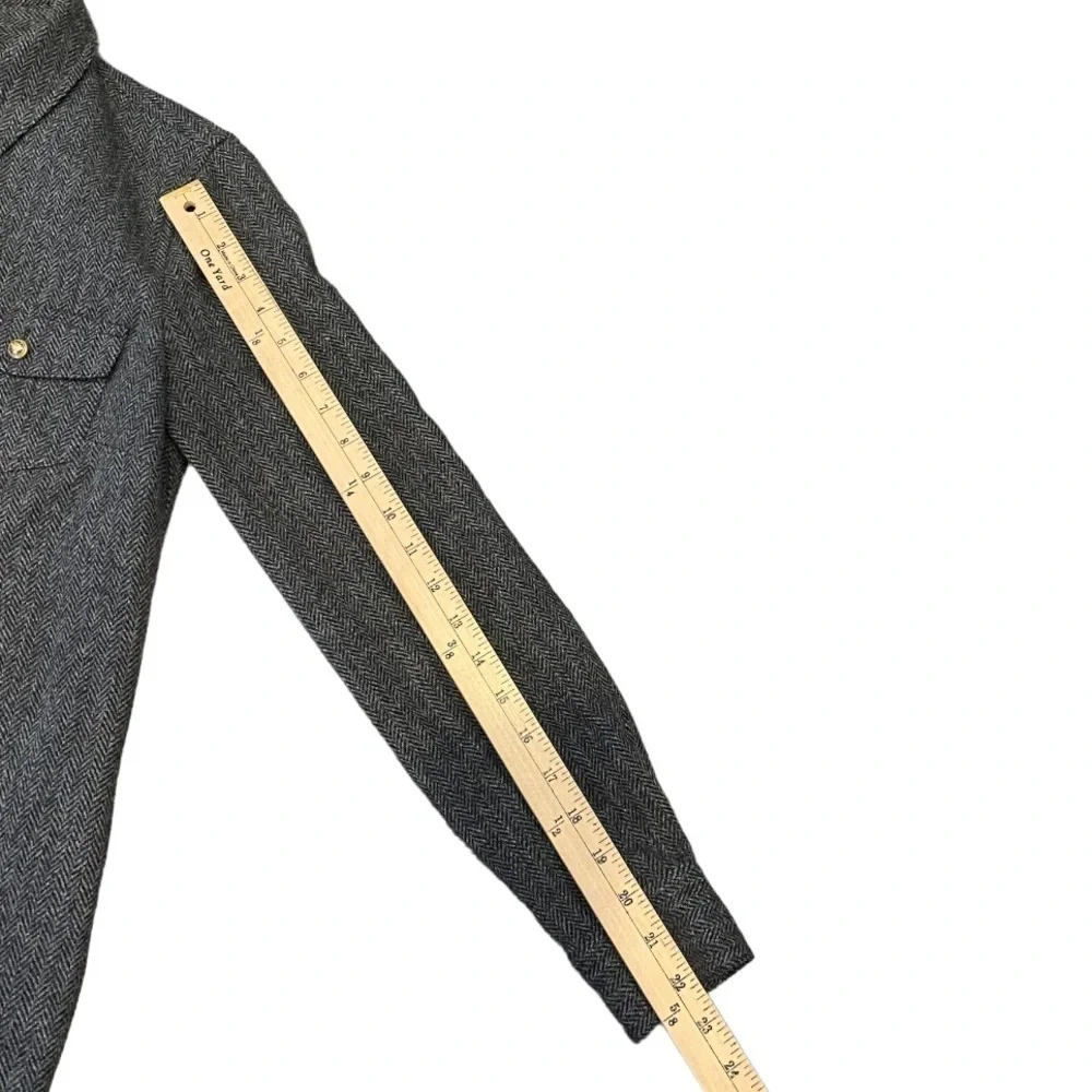 J. Crew herringbone shirt dress